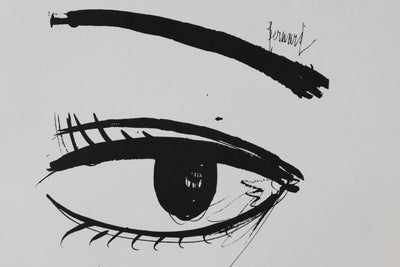 Bernard BUFFET: Your eyes, Original signed engraving