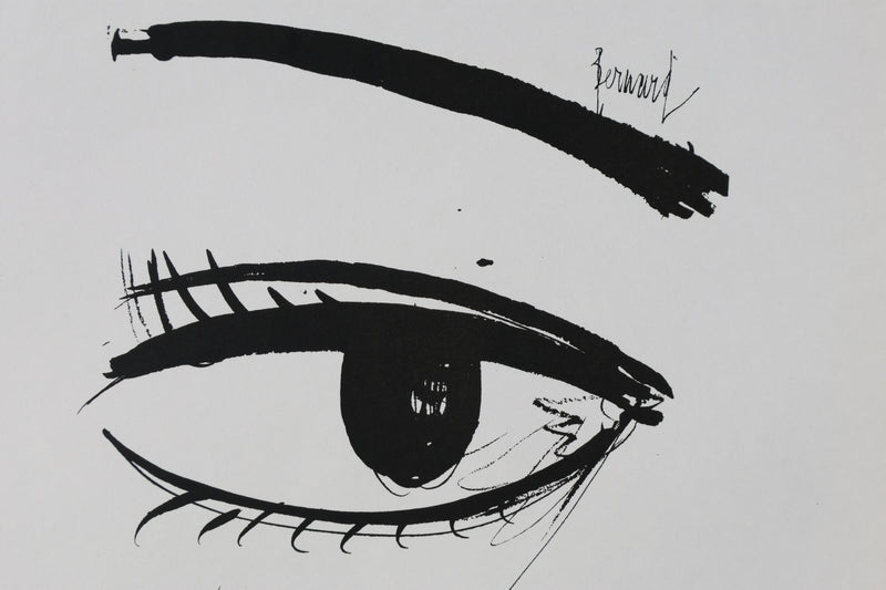 Bernard BUFFET: Your eyes, Original signed engraving