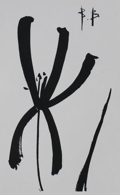Bernard BUFFET: Iris von Ketsuke, Original signierter Kupferstich