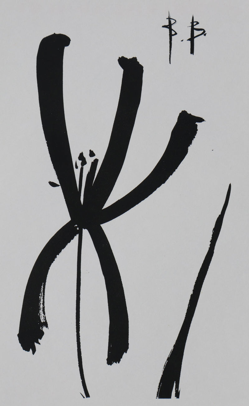 Bernard BUFFET: Iris von Ketsuke, Original signierter Kupferstich
