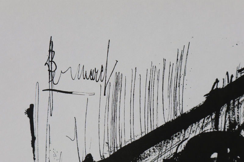 Bernard BUFFET: The Carp, Original signed engraving