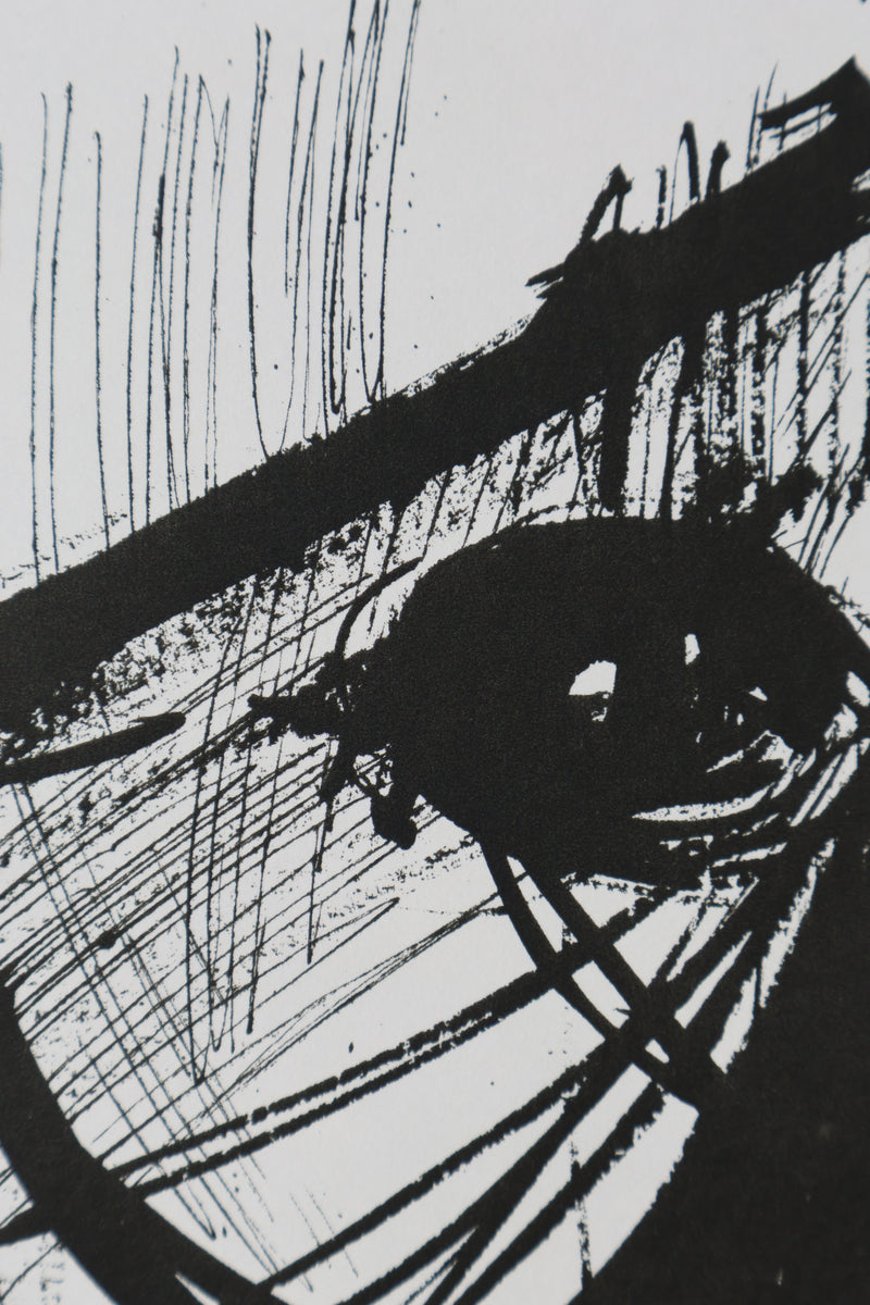 Bernard BUFFET: The Carp, Original signed engraving