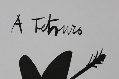 Bernard BUFFET: To Tetsuro and his wife, Original signed engraving