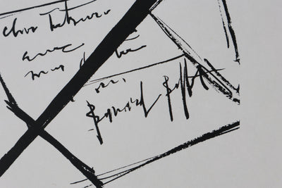 Bernard BUFFET: Der Brief, Original signierter Kupferstich