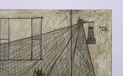 Bernard BUFFET : Femme du pécheur, Héliogravure signée