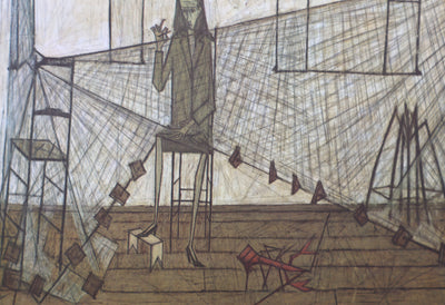 Bernard BUFFET : Femme du pécheur, Héliogravure signée