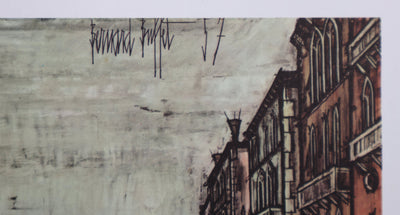 Bernard BUFFET : Le Grand Canal de Venise, Héliogravure signée