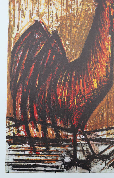 Bernard BUFFET : Le Coq, Héliogravure signée