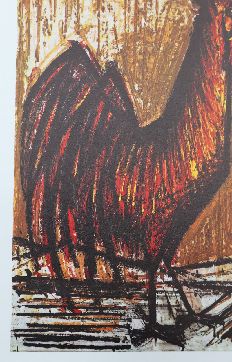 Bernard BUFFET : Le Coq, Héliogravure signée