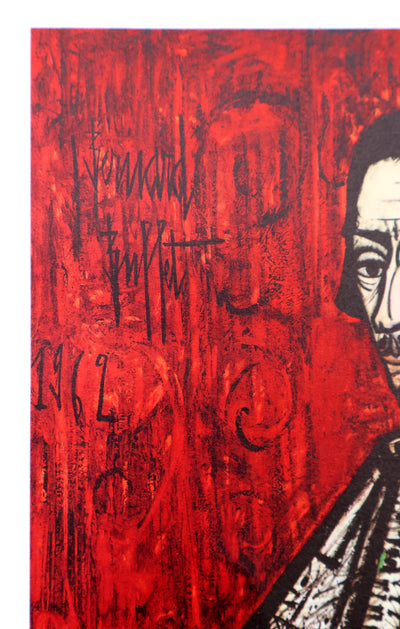 Bernard BUFFET : Le Cardinal de Richelieu, Héliogravure signée