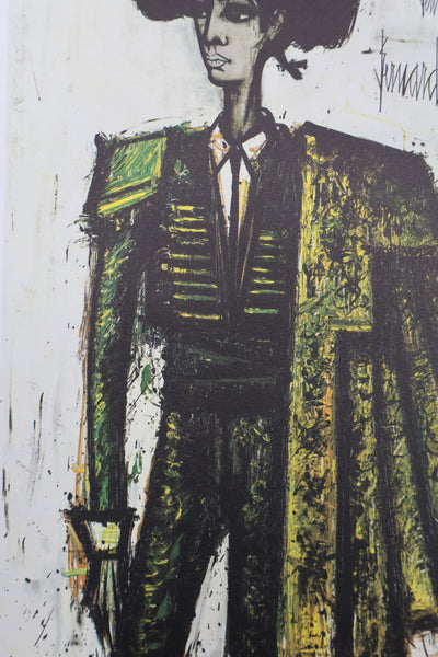 Bernard BUFFET : Torero, Héliogravure signée