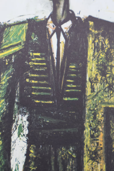 Bernard BUFFET : Torero, Héliogravure signée