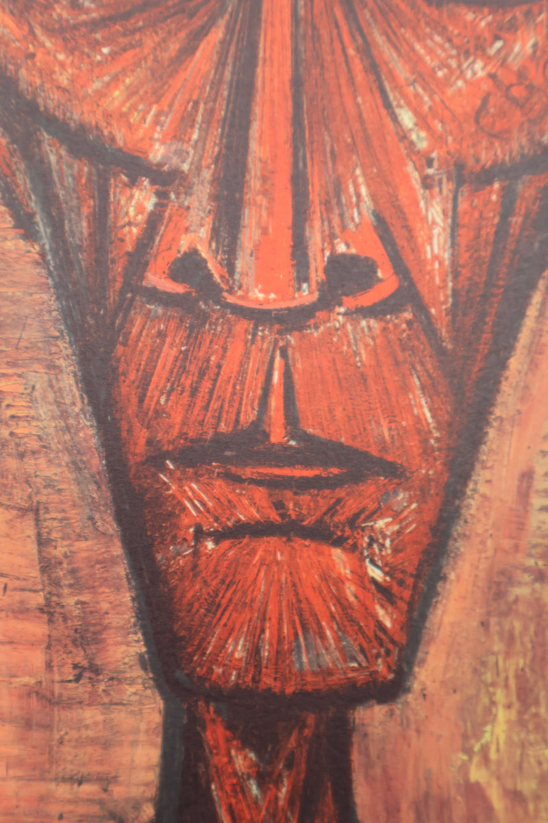 Bernard BUFFET : Visage fantastique, Héliogravure signée