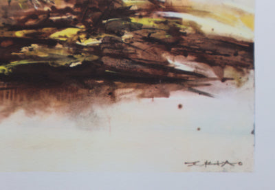 ZAO Wou-Ki : L'automne, Gravure signée