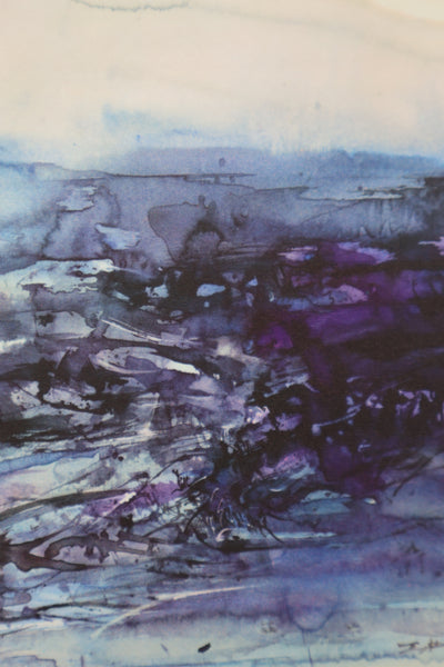 ZAO Wou-Ki : L'océan, Gravure signée