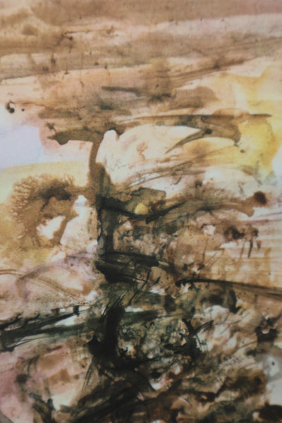 ZAO Wou-Ki : L'arbre en cendre, Gravure signée