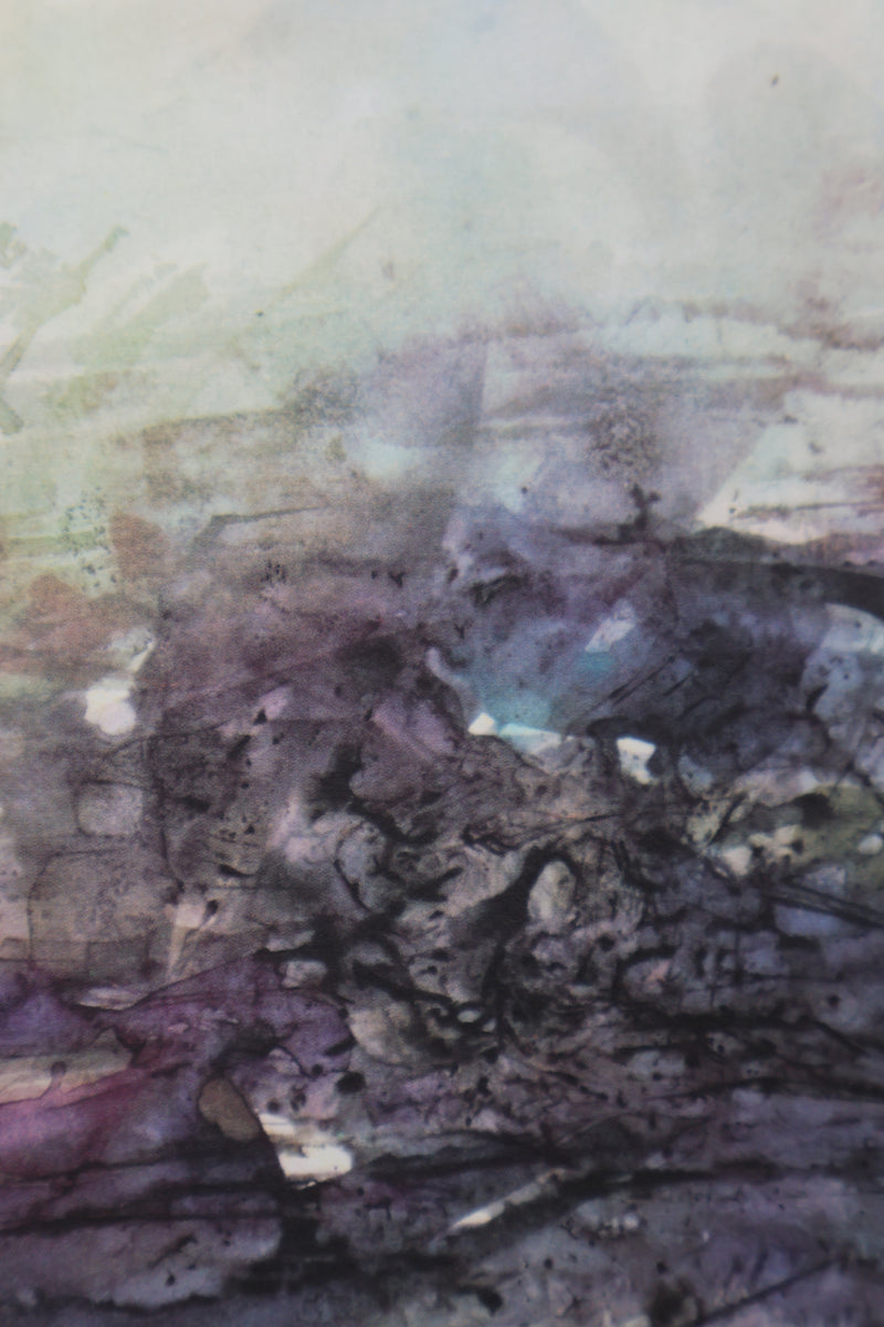 ZAO Wou-Ki : Paysage embrumé, Gravure signée