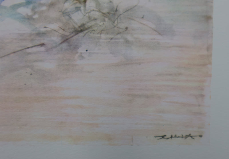ZAO Wou-Ki : Brise du large, Gravure signée
