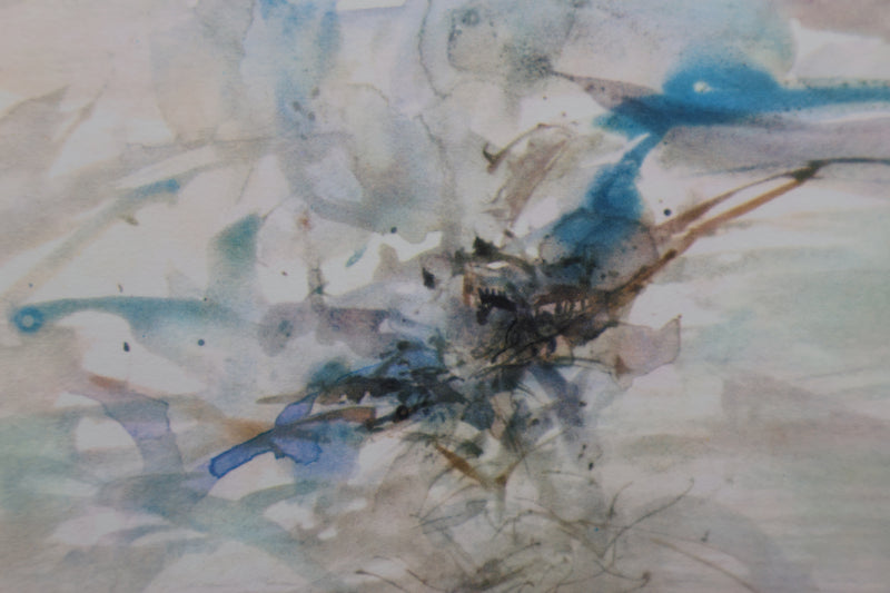 ZAO Wou-Ki : Brise du large, Gravure signée
