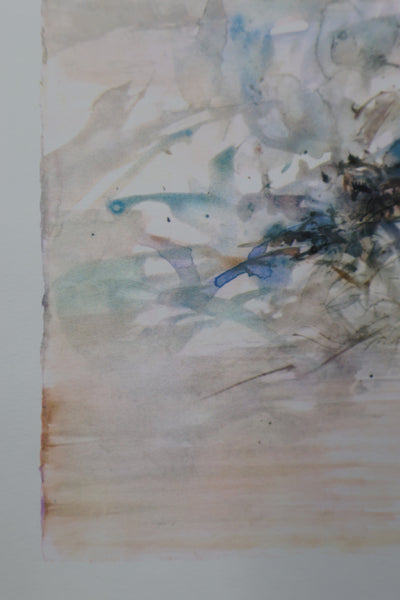 ZAO Wou-Ki : Brise du large, Gravure signée