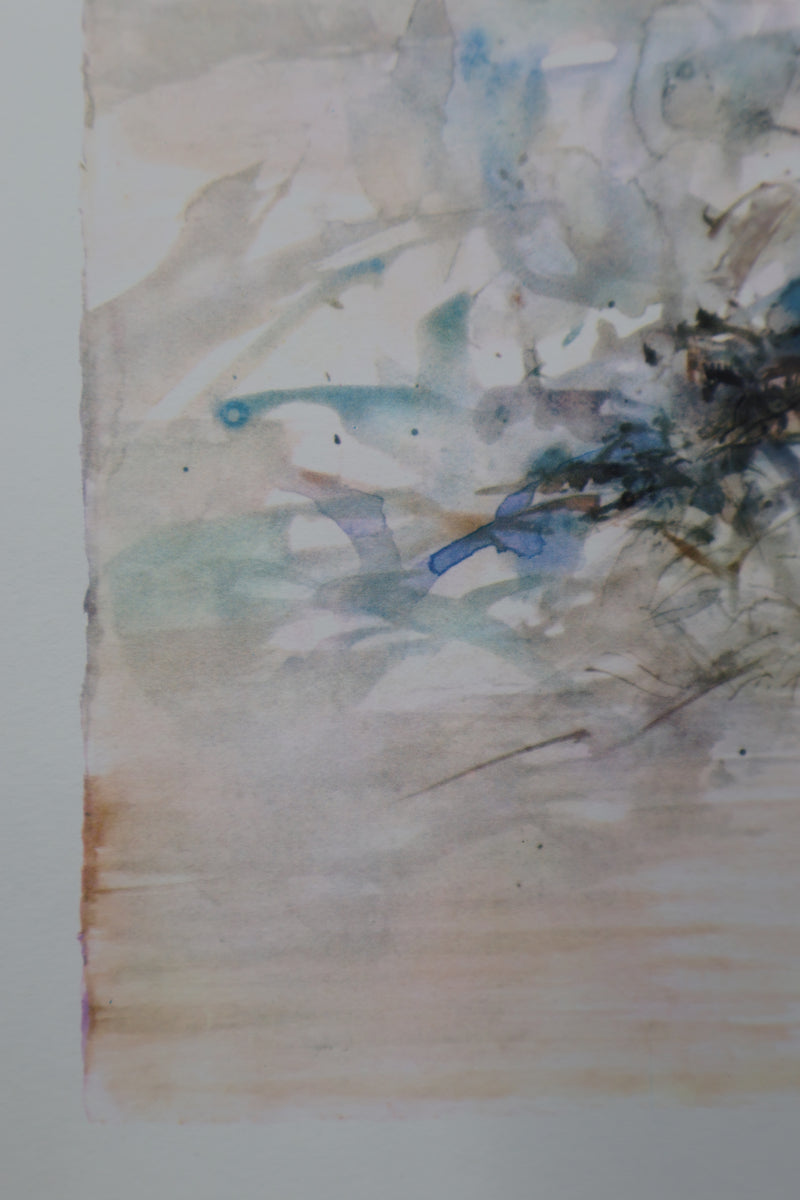 ZAO Wou-Ki : Brise du large, Gravure signée