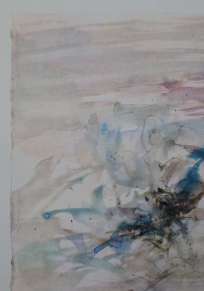 ZAO Wou-Ki : Brise du large, Gravure signée