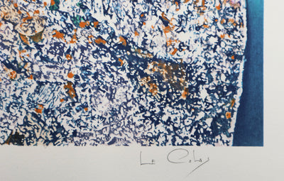 Pierre LE COLAS : Femme en rêve, Lithographie originale signée