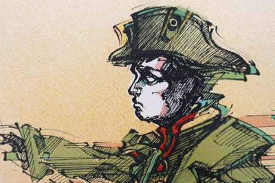 Roger-Louis CHAVANON : Napoléon, Lithographie originale signée