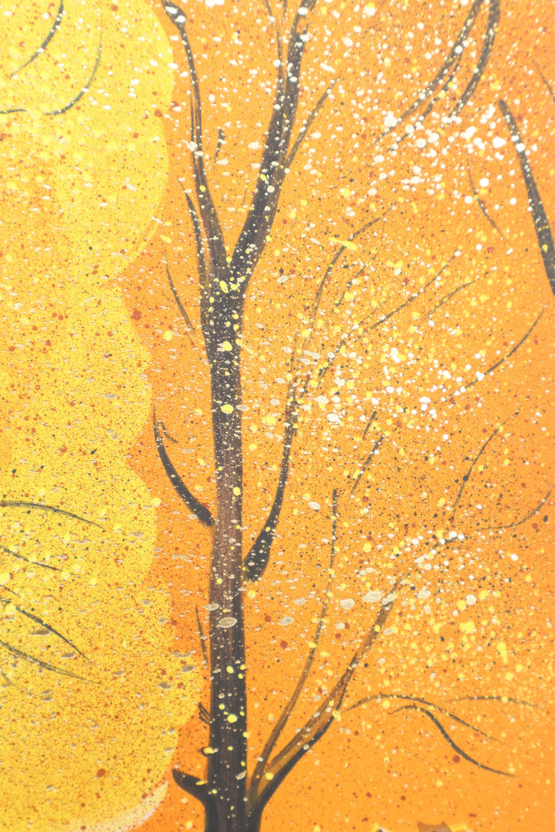 Serge LASSUS : Cavaliers en Automne, Lithographie originale signée