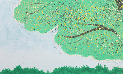 Serge LASSUS : Cavaliers en été, Lithographie originale signée