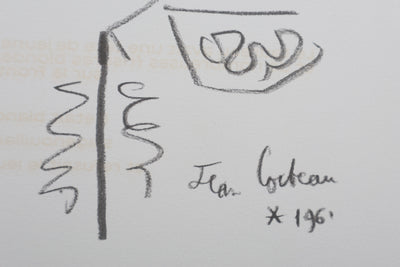 Jean COCTEAU: The Crowned Toreador, Original signed lithograph