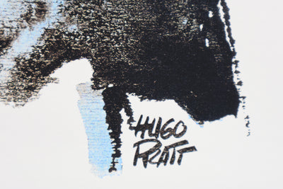 Hugo PRATT : Corto Maltese de profil, Estampe Originale signée