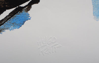 Hugo PRATT : Corto Maltese de profil, Estampe Originale signée