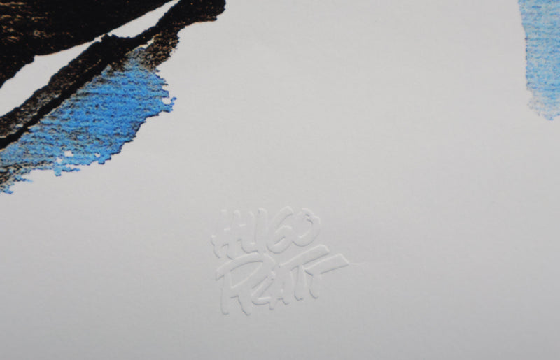 Hugo PRATT : Corto Maltese de profil, Estampe Originale signée