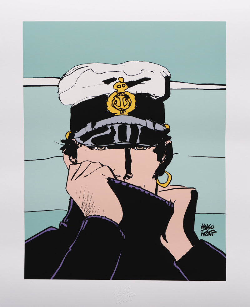 Hugo PRATT : Corto Maltese "DIOR", Estampe Originale signée