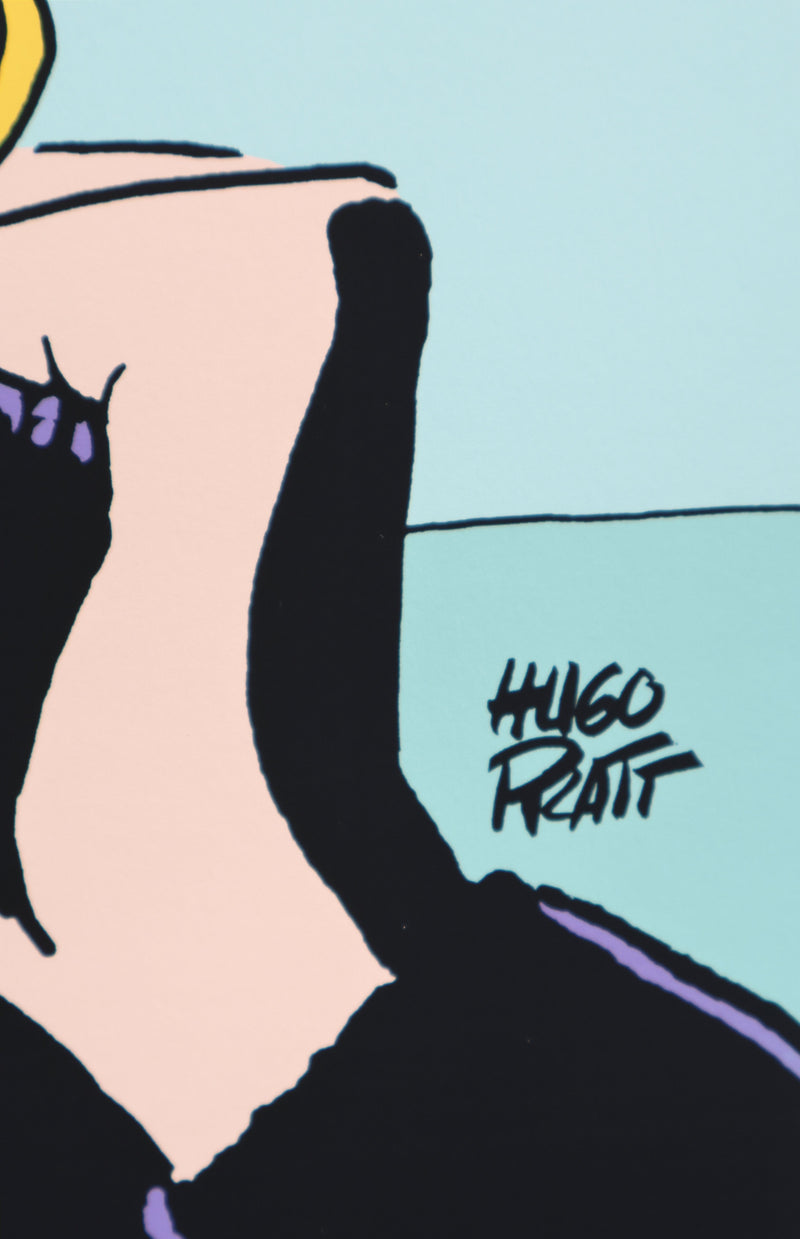 Hugo PRATT : Corto Maltese "DIOR", Estampe Originale signée