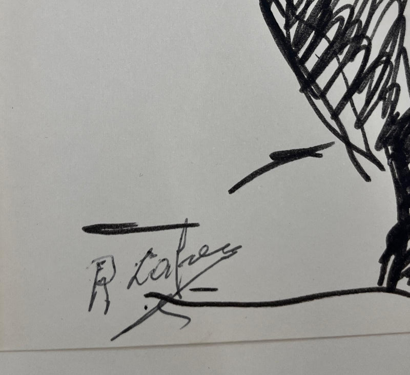 Autographe original de Robert LAFFONT (photo de détail 2) - Crédit photo : Galerie Art.Paris