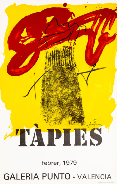 Antoni TAPIES : Eruption volcanique, Affiche originale (vue générale) - Crédit photo : Galerie Art.Paris