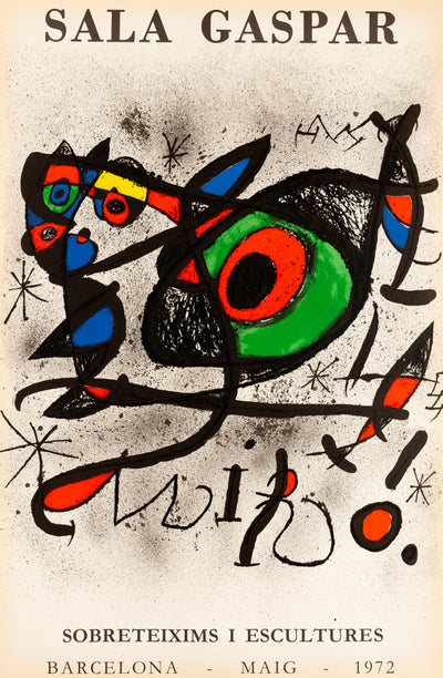 Joan MIRO : Sobreteixims I Esculture, Affiche originale (vue générale) - Crédit photo : Galerie Art.Paris