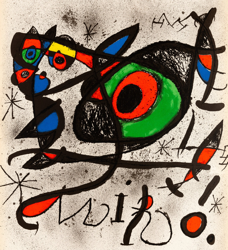 Joan MIRO : Sobreteixims I Esculture, Affiche originale (photo de détail 3) - Crédit photo : Galerie Art.Paris