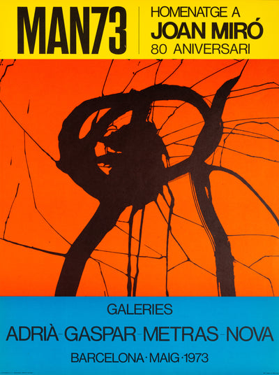 Joan MIRO : Hommag, Affiche originale (vue générale) - Crédit photo : Galerie Art.Paris