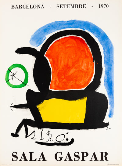 Joan MIRO : Sala Gasp, Affiche originale (vue générale) - Crédit photo : Galerie Art.Paris