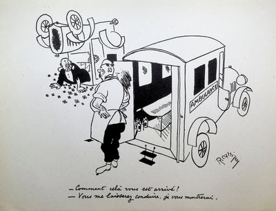 Robert CARRIZEY : L'ambulance, Lithographie originale (photo de détail 2) - Crédit photo : Galerie Art.Paris