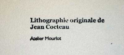 Jean COCTEAU : Antigon, Lithographie originale (photo de détail 4) - Crédit photo : Galerie Art.Paris