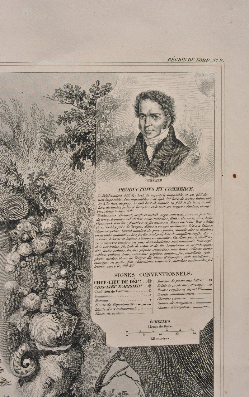 Victor LEVASSEUR : Carte ancienne de l&