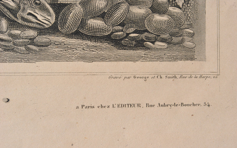 Victor LEVASSEUR : Carte ancienne de la Corse, Gravure originale (photo de détail 4) - Crédit photo : Galerie Art.Paris