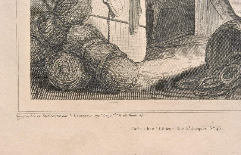 Victor LEVASSEUR : Carte ancienne du Doubs, Gravure originale (photo de détail 4) - Crédit photo : Galerie Art.Paris