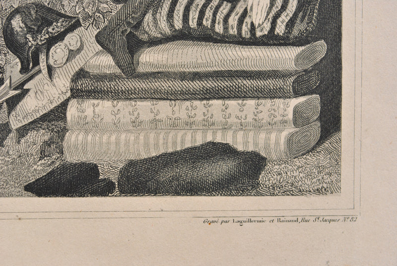 Victor LEVASSEUR : Carte ancienne du Gard, Gravure originale (photo de détail 5) - Crédit photo : Galerie Art.Paris