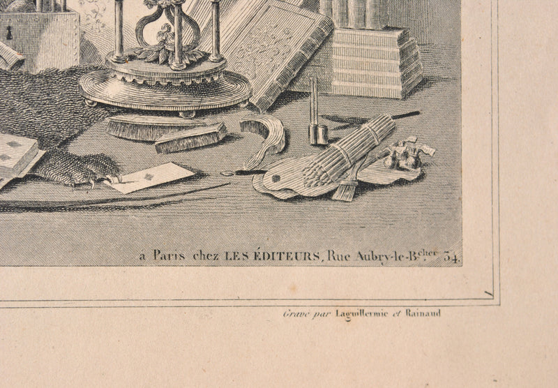 Victor LEVASSEUR : Carte ancienne de la Seine, Gravure originale (photo de détail 5) - Crédit photo : Galerie Art.Paris