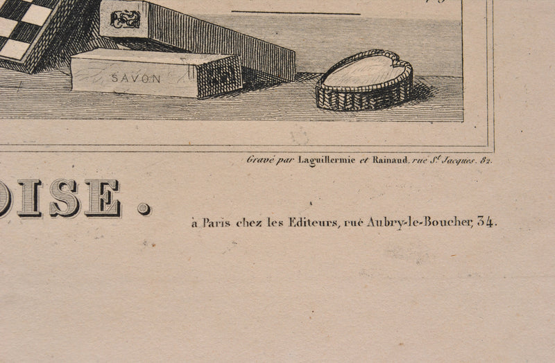 Victor LEVASSEUR : Carte ancienne de Seine et Oise, Gravure originale (photo de détail 6) - Crédit photo : Galerie Art.Paris